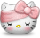 hellokitty_hurt emote for Discord