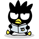 badtzmaru_reading emote for Discord