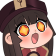 hutao_happy emote for Discord