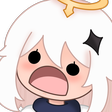 paimon_dumb emote for Discord