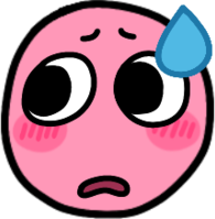 pink_worry emote for Discord