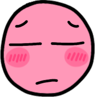 pink_disappointed emote for Discord
