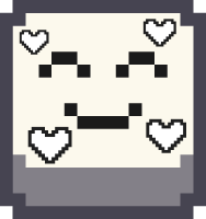 pixel_emoji_smiling_hearts_white emote for Discord