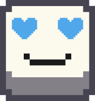 pixel_emoji_heart_eyes_blue emote for Discord