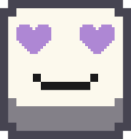 pixel_emoji_heart_eyes_purple emote for Discord