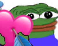 pepe_ios_arrow_heart emote for Discord