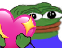 pepe_ios_sparkly_heart emote for Discord