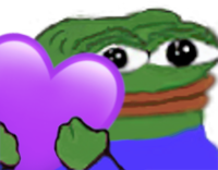 pepe_ios_purple_hear emote for Discord