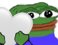 pepe_ios_white_heart emote for Discord