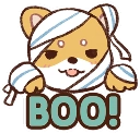 ShibaBoo emote for Discord