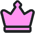 Pink_owner_crown emote for Discord