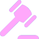 Pink_mod_hammer emote for Discord
