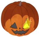 SansPumpkin emote for Discord
