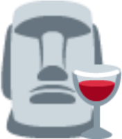moyai_wine emote for Discord