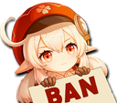 klee_ban emote for Discord
