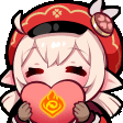 klee_heart emote for Discord