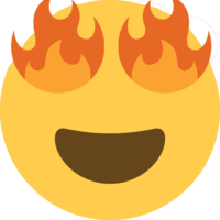 Fire_Eyes_Happy emote for Discord