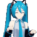 MikuNekoDance emote for Discord