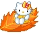 HelloKittyLeaf emote for Discord