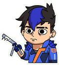 yorubadhairday_valorant emote for Discord