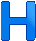 LetterH emote for Discord