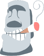 moyai_dart emote for Discord