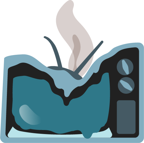 Melting_TV emote for Discord