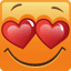 Odnoklassniki_Heart_Eyes emote for Discord