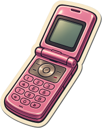 Pinkvintagephone emote for Discord