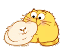 FatCatKiss emote for Discord