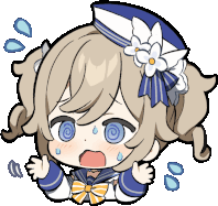 Barbara_panic emote for Discord