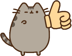pusheenthumbsup emote for Discord