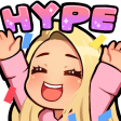 kristen_hype emote for Discord