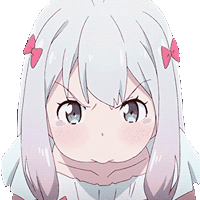 169_SagiriPout emote for Discord