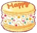 BirthdayMacaroon emote for Discord