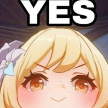 lumine_yes emote for Discord