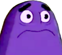 grimace_worried emote for Discord