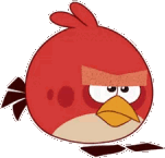 Red_EyebrowLess emote for Discord