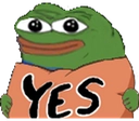 PepeYes emote for Discord