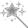 magicstarwand_black emote for Discord