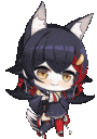 OokamiMioDance emote for Discord