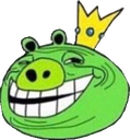 KingPigTroller emote for Discord
