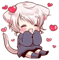 CatboyHearts emote for Discord