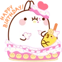 HappyBirthdayMolang emote for Discord