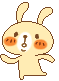 BunnyWiggleArms emote for Discord