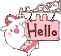 SweetBunnyHello emote for Discord