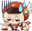 KleeAshamed emote for Discord