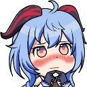 GanyuShy emote for Discord