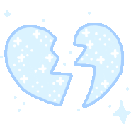 blueheartbroken emote for Discord