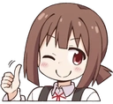 MomijiThumbsUp emote for Discord